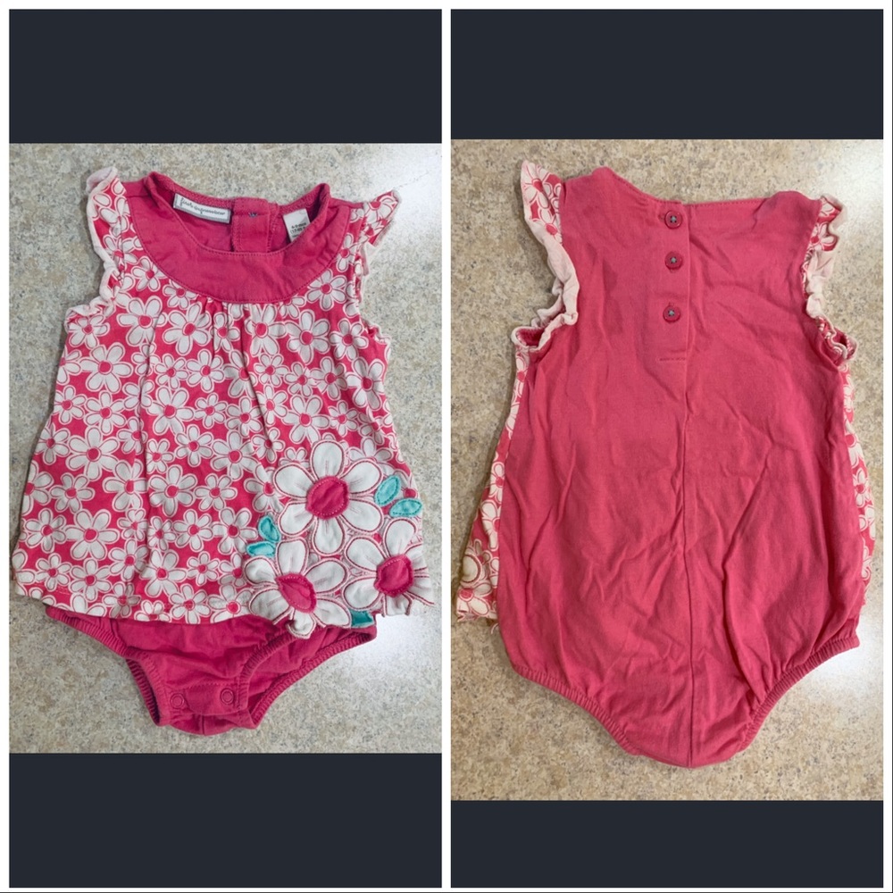First impressions dress romper 6/9 months